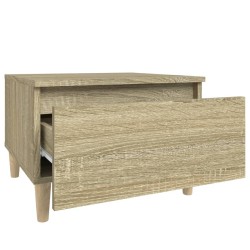 vidaXL Tavolino Rovere Sonoma 50x46x35 cm in Legno Ingegnerizzato