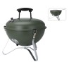 ProGarden Griglia a Sfera per Barbecue 37 cm Verde Oliva