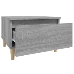 vidaXL Tavolino Grigio Sonoma 50x46x35 cm in Legno Ingegnerizzato