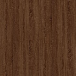 vidaXL Comodino Rovere Marrone 57x55x36 cm in Legno Ingegnerizzato