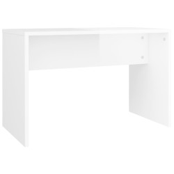 vidaXL Sgabello da Toeletta Bianco Lucido 70x35x45cm Legno ingegnerizzato