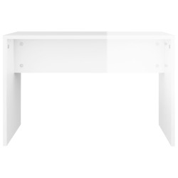 vidaXL Sgabello da Toeletta Bianco Lucido 70x35x45cm Legno ingegnerizzato