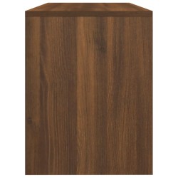 vidaXL Sgabello da Toeletta Marrone Fumo 70x35x45 cm Legno ingegnerizzato