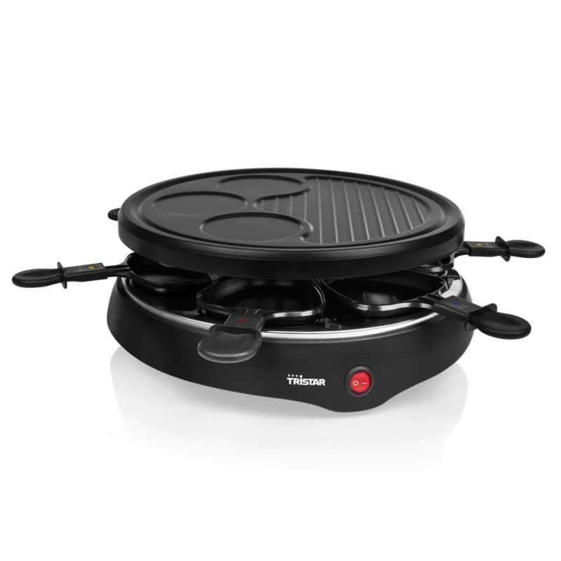 Tristar Griglia per Raclette per 6 Persone 800 W 29 cm Nera