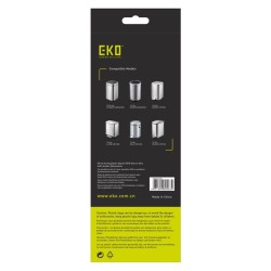 EKO Set Sacchetti della Spazzatura C 10-15 L 24x20 pz Bianchi