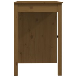 vidaXL Scrivania Miele 100x50x75 cm in Legno Massello di Pino