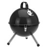 ProGarden Griglia Barbecue a Sfera 31 cm Nera