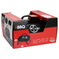 ProGarden Griglia Portatile per Barbecue Nera