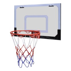 vidaXL Set Canestro da Minibasket al Coperto con Palla e Pompa