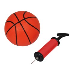 vidaXL Set Canestro da Minibasket al Coperto con Palla e Pompa