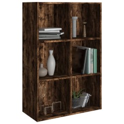 vidaXL Libreria/Credenza Rovere Fumo 66x30x98 cm in Legno Ingegnerizzato