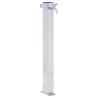 vidaXL Colonna d'Acqua da Giardino 60 cm Acciaio Inox Quadrato