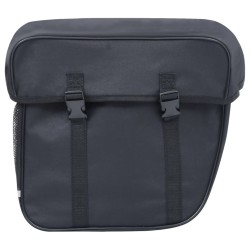 vidaXL Borsa Doppia Bicicletta Impermeabile per Portapacchi 35 L Nero