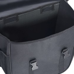 vidaXL Borsa Doppia Bicicletta Impermeabile per Portapacchi 35 L Nero