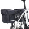 vidaXL Borsa Doppia Bicicletta Impermeabile per Portapacchi 35 L Nero