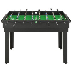 vidaXL Set Giochi da Tavola 15-in-1 121x61x82 cm Nero