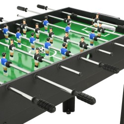 vidaXL Set Giochi da Tavola 15-in-1 121x61x82 cm Nero