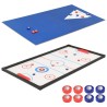 vidaXL Set Giochi da Tavola 15-in-1 121x61x82 cm Nero