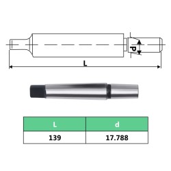 vidaXL Mandrino per Trapano a Rilascio Rapido MT2-B18 Serraggio 16 mm