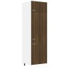 Armadio per Frigo Rovere Marrone 60x57x207 cm Legno ingegnerizzato