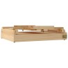 vidaXL Cavalletto Tavolo Cassetto 41,5x37x12 cm Legno Massello Pino