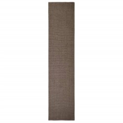 vidaXL Tappeto in Sisal per Tiragraffi Marrone 66x300 cm