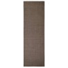 vidaXL Tappeto in Sisal per Tiragraffi Marrone 80x250 cm