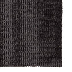 vidaXL Tappeto in Sisal per Tiragraffi Nero 80x200 cm