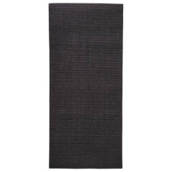 vidaXL Tappeto in Sisal per Tiragraffi Nero 66x150 cm