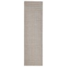 vidaXL Tappeto in Sisal per Tiragraffi Sabbia 100x350 cm