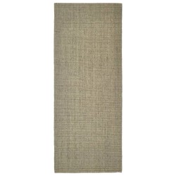 vidaXL Tappeto in Sisal per Tiragraffi Tortora 80x200 cm