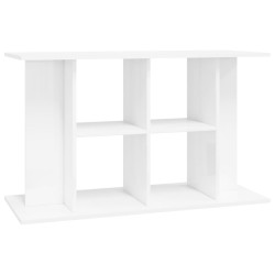 vidaXL Supporto Acquario 100x40x60cm Legno ingegnerizzato Bianco Lucido