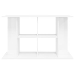 vidaXL Supporto Acquario 100x40x60cm Legno ingegnerizzato Bianco Lucido