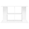 vidaXL Supporto Acquario 100x40x60cm Legno ingegnerizzato Bianco Lucido