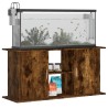 vidaXL Supporto Acquario 121x41x58 cm in Legno ingegnerizzato Rovere Fumo