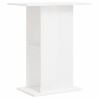 vidaXL Supporto per Acquario 60,5x36x72,5 cm Multistrato Bianco Lucido