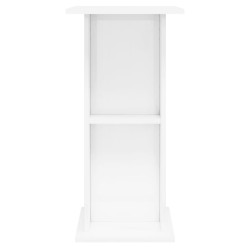 vidaXL Supporto per Acquario 60,5x36x72,5 cm Multistrato Bianco Lucido