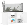 vidaXL Supporto per Acquario 121x41x58 cm in Legno ingegnerizzato Bianco