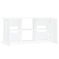 vidaXL Supporto per Acquario 121x41x58 cm in Legno ingegnerizzato Bianco