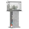 vidaXL Supporto per Acquario 60,5x36x72,5cm Multistrato Grigio Cemento