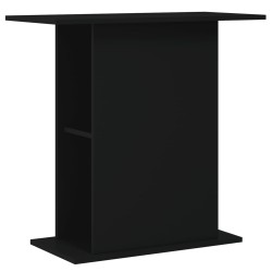 vidaXL Supporto per Acquario Nero 36x75x72,5 cm in Legno ingegnerizzato