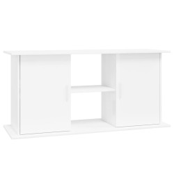 vidaXL Supporto Acquario 121x41x58 cm Legno ingegnerizzato Bianco Lucido