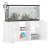 vidaXL Supporto Acquario 121x41x58 cm Legno ingegnerizzato Bianco Lucido