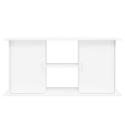 vidaXL Supporto Acquario 121x41x58 cm Legno ingegnerizzato Bianco Lucido