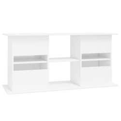 vidaXL Supporto Acquario 121x41x58 cm Legno ingegnerizzato Bianco Lucido