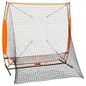 vidaXL Rete da Allenamento Multisport Baseball Nera 174x76x158,5 cm