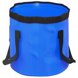 vidaXL Secchi Pieghevoli 2 pz Blu 30 L in PVC