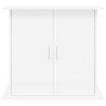 vidaXL Supporto Acquario 81x36x73cm in Legno ingegnerizzato Bianco Lucido