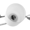 vidaXL Lampadario Paralumi in Ceramica 5 Lampadine E14 Bianco a Cono