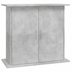 vidaXL Supporto Acquario 81x36x73 cm Legno ingegnerizzato Grigio Cemento